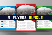 5 Corporate Business Flyer Bundle