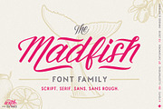 Madfish Font Family ++ EXTRAS