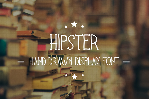 Hipster Hand Drawn Font in Slab Serif Fonts - product preview 2