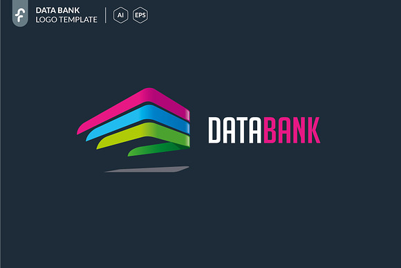 Data Bank Logo in Logo Templates - product preview 1