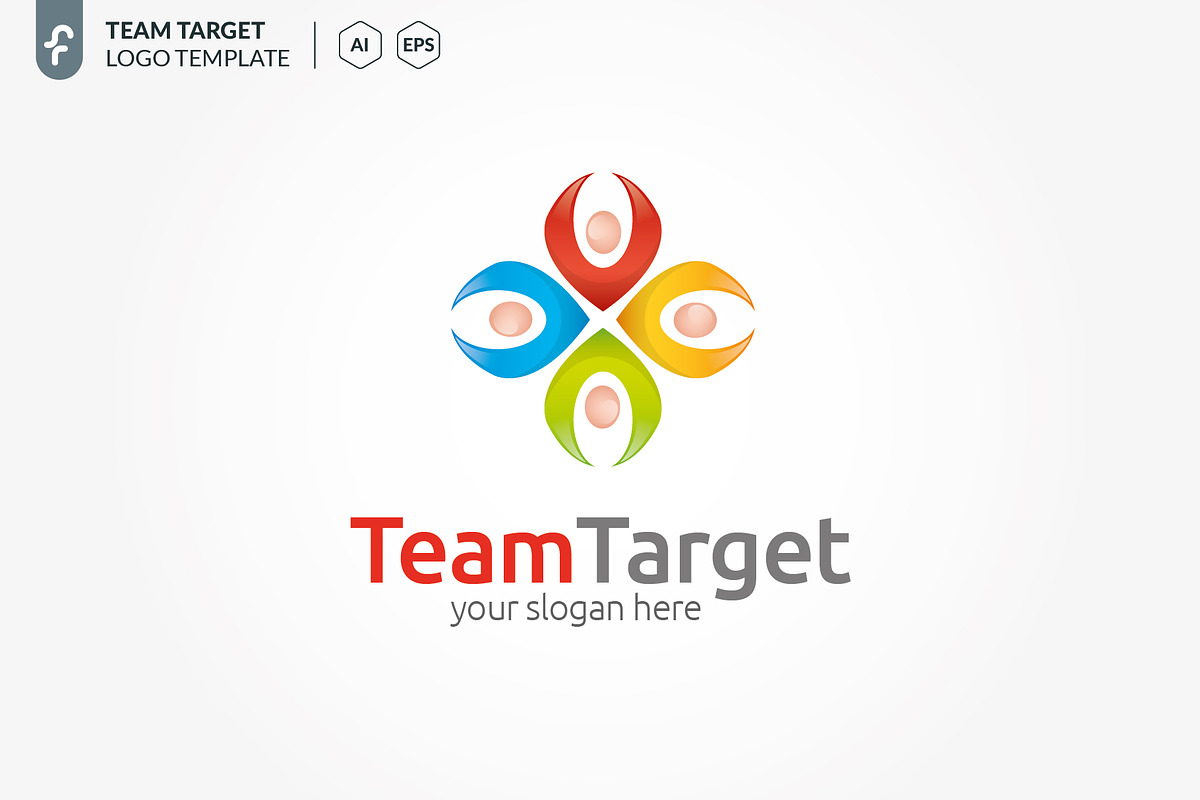 Team Target Logo in Logo Templates - product preview 8