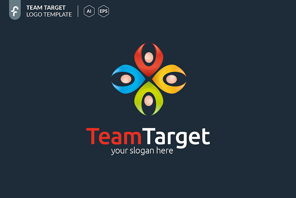 Team Target Logo in Logo Templates - product preview 1