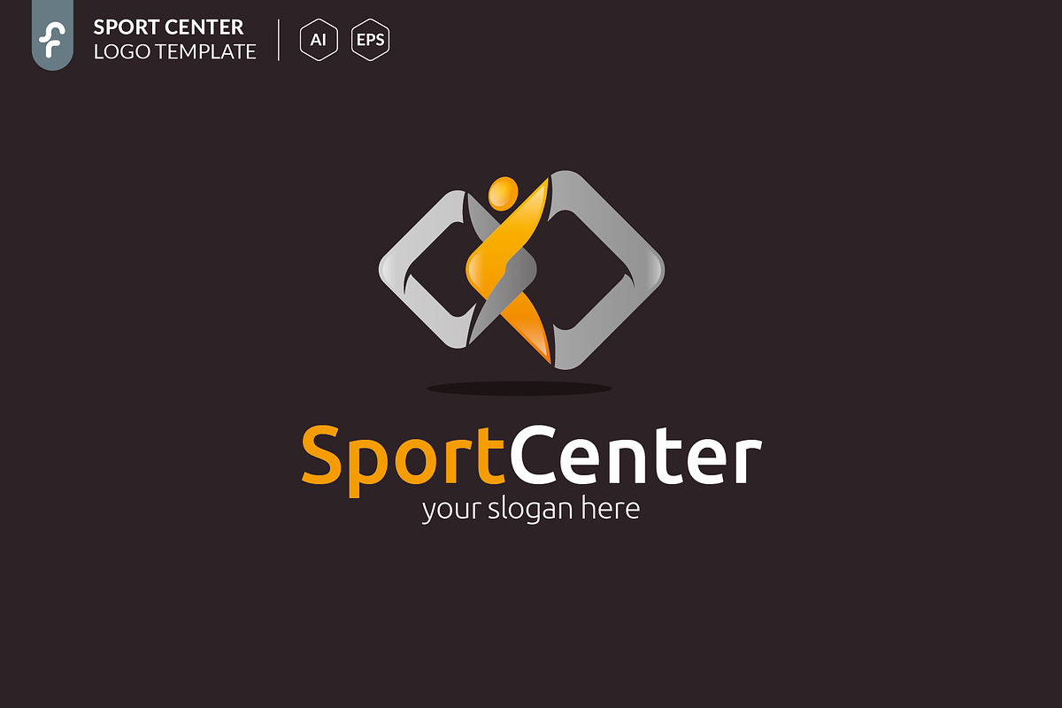 Sport Center Logo in Logo Templates - product preview 8
