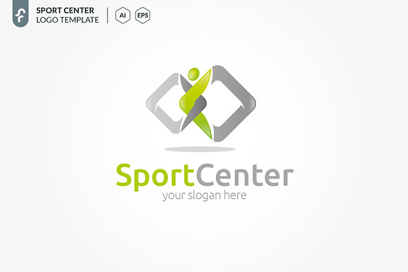 Sport Center Logo in Logo Templates - product preview 1