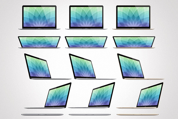 Apple MacBook 2015 Mockup in Mobile & Web Mockups - product preview 1