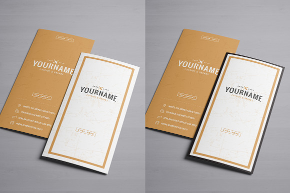 Classy Food Menu 8 Template in Brochure Templates - product preview 5