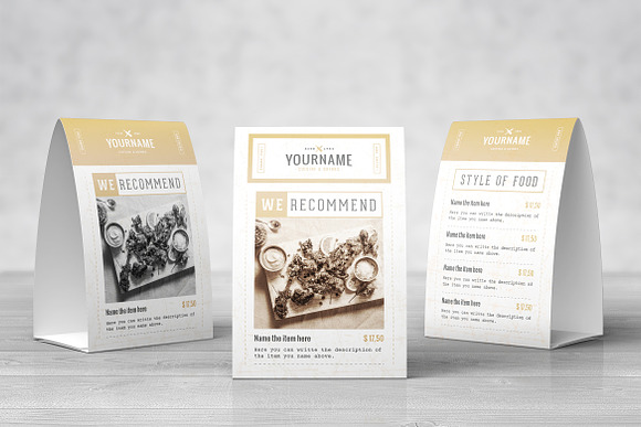 Classy Food Menu 8 Template in Brochure Templates - product preview 11