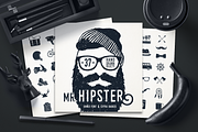 Mr.Hipster. 37 Hand Drawn Objects