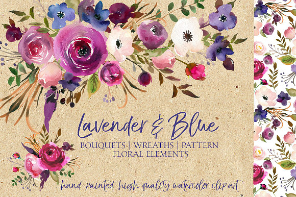 Watercolor Floral Bundle-95% off in Illustrations - product preview 3