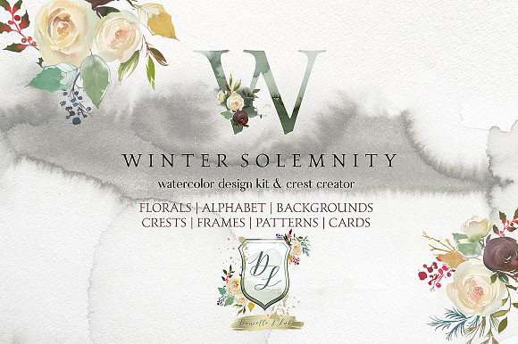 Watercolor Floral Bundle-95% off in Illustrations - product preview 5