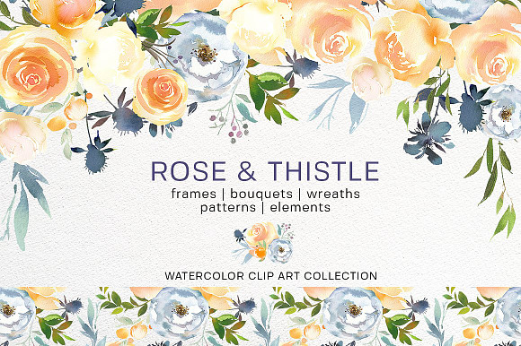 Watercolor Floral Bundle-95% off in Illustrations - product preview 25