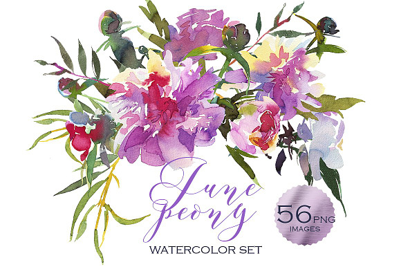 Watercolor Floral Bundle-95% off in Illustrations - product preview 32