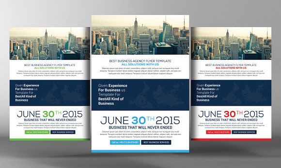 50 Business Flyers Bundle in Flyer Templates - product preview 52