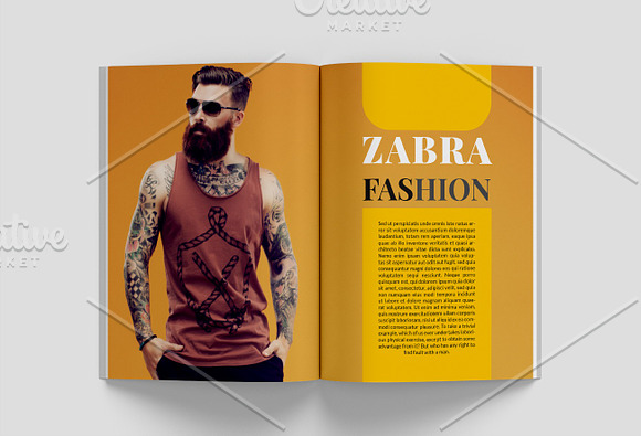 Fashion Magazine Template in Magazine Templates - product preview 5