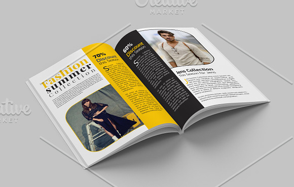 Fashion Magazine Template in Magazine Templates - product preview 11