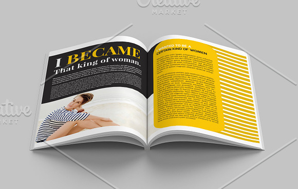 Fashion Magazine Template in Magazine Templates - product preview 12