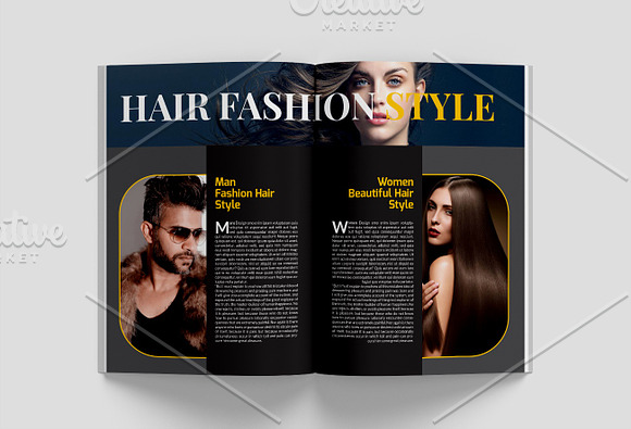 Fashion Magazine Template in Magazine Templates - product preview 16