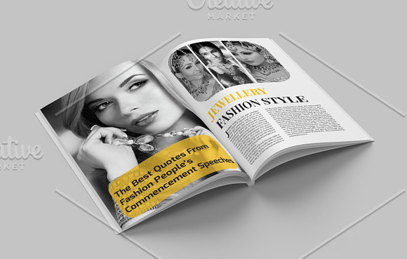 Fashion Magazine Template in Magazine Templates - product preview 17
