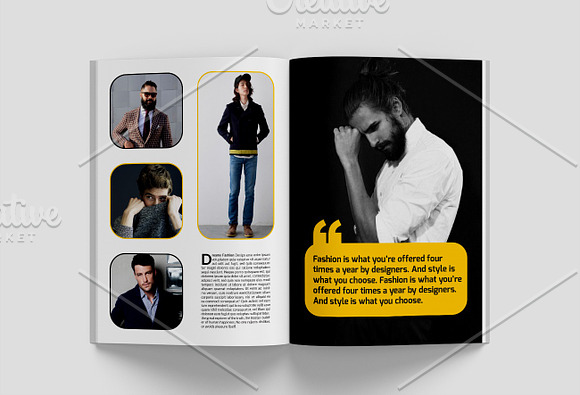 Fashion Magazine Template in Magazine Templates - product preview 19