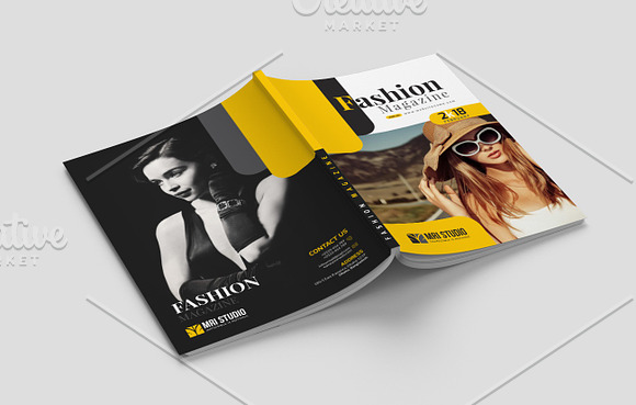 Fashion Magazine Template in Magazine Templates - product preview 20