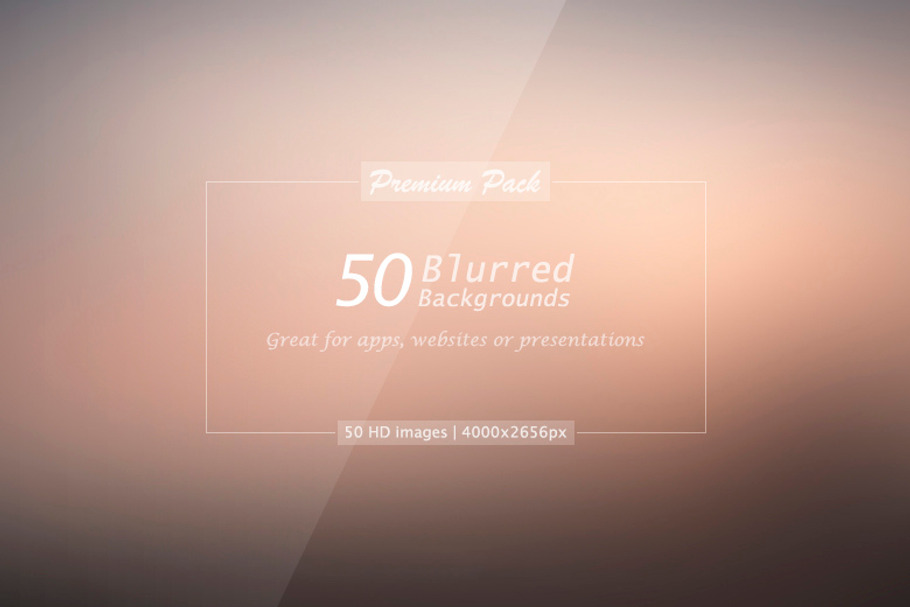 50 Hi-Res Natural Blurred Background