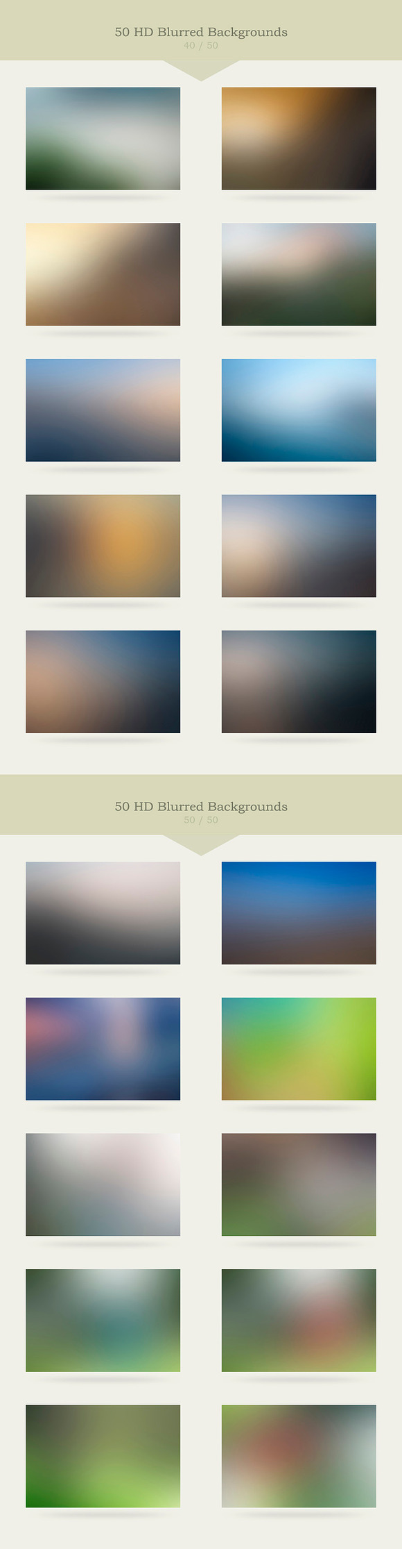 50 Hi-Res Natural Blurred Background in Textures - product preview 4