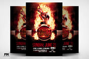 Fire Club DJ Party Flyer Template