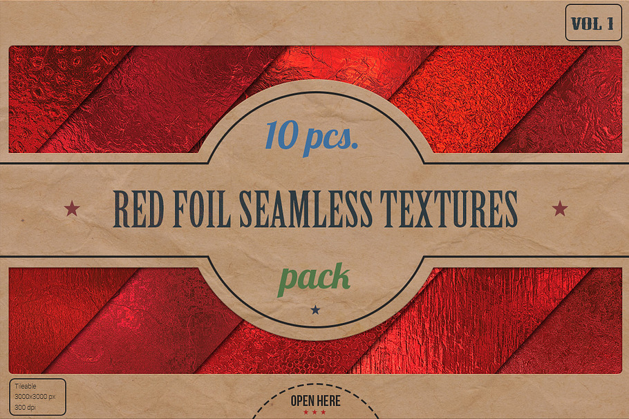 Red Foil HD Textures Pack v.1