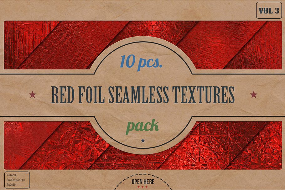 Red Foil HD Textures Pack v.3