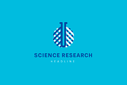 Science research logo.