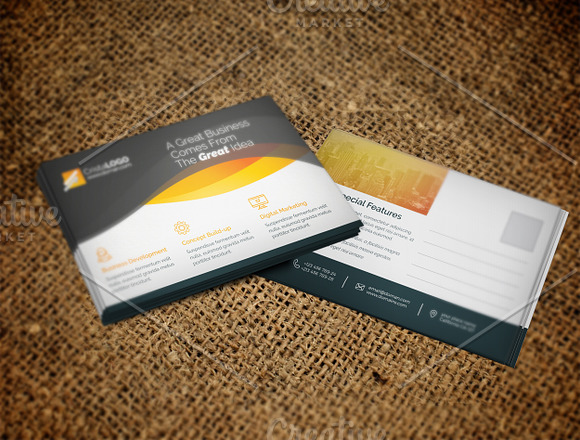  Corporate Postcard Template in Postcard Templates - product preview 2