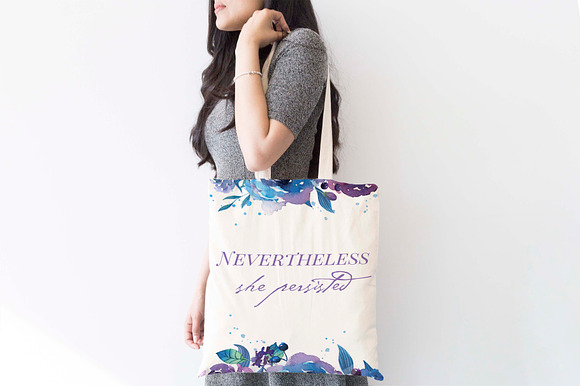 Tote Bag mockup - Woman carrying bag in Product Mockups - product preview 3