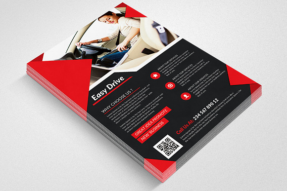 Driving School Psd Flyers Templates in Flyer Templates - product preview 2