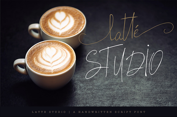 Latte Studio  in Script Fonts - product preview 3