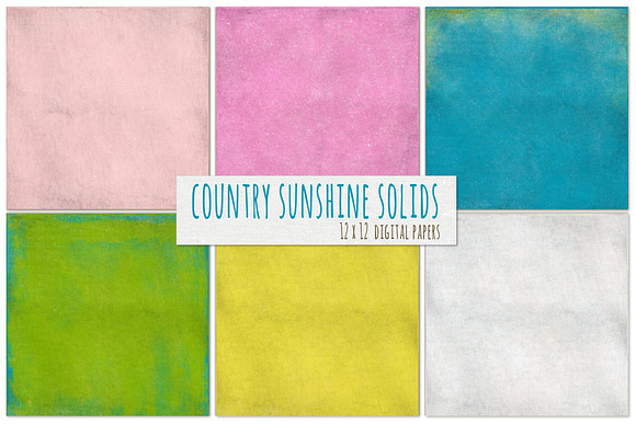 Country Sunshine Solid Digital Paper in Textures - product preview 2