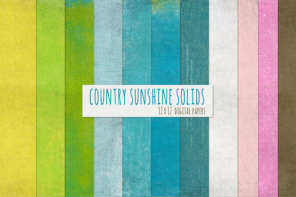 Country Sunshine Solid Digital Paper in Textures - product preview 3