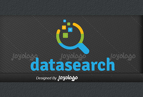 Circuits Data Search Logo Template in Logo Templates - product preview 2