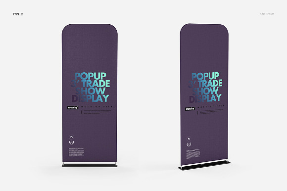 Portable Trade Show Display Mockup S in Product Mockups - product preview 5
