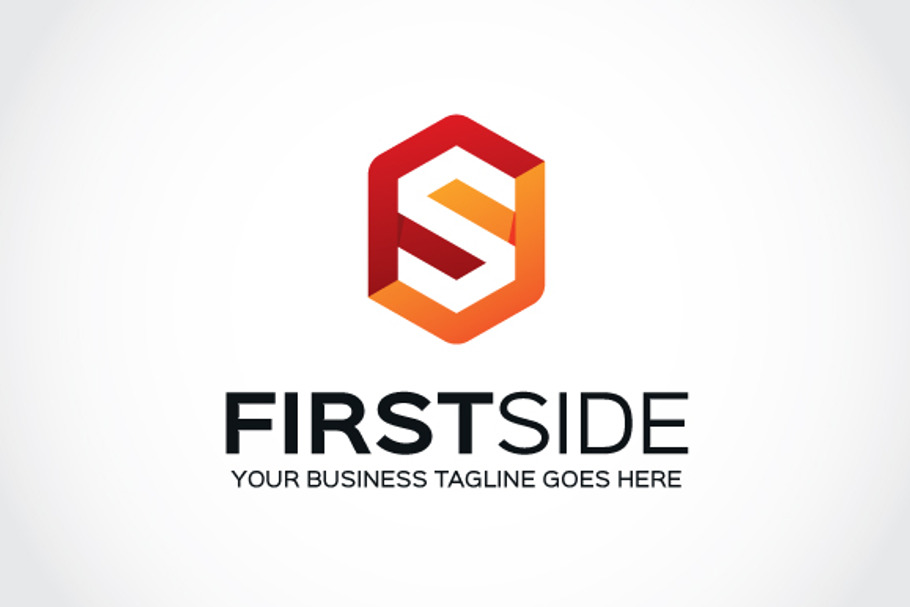 First Side Logo Template