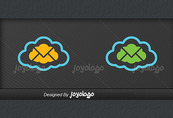 Server Email Cloud Service Logo in Logo Templates - product preview 2