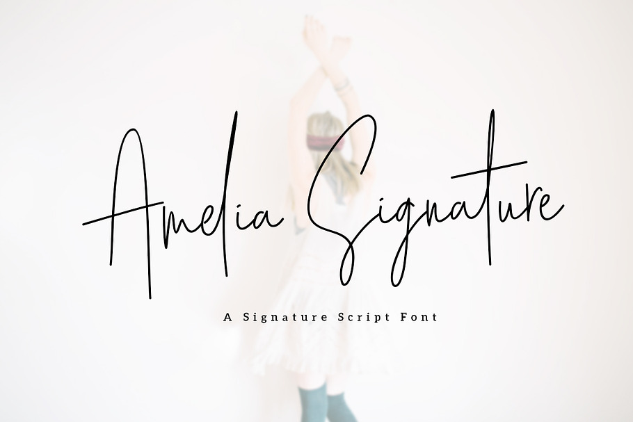 Amelia Signature in Signature Fonts - product preview 8