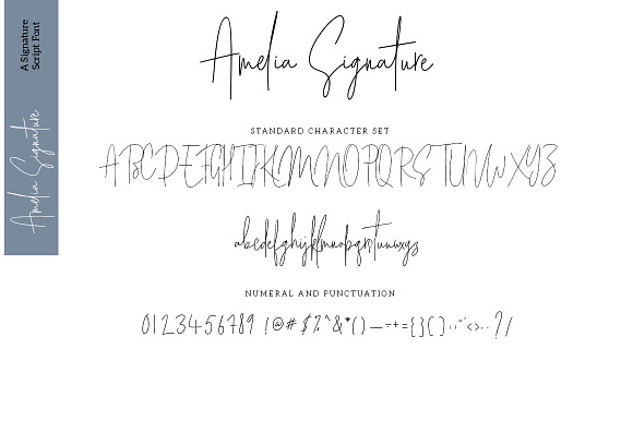 Amelia Signature in Signature Fonts - product preview 7