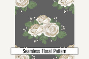 Floral pattern. Roses