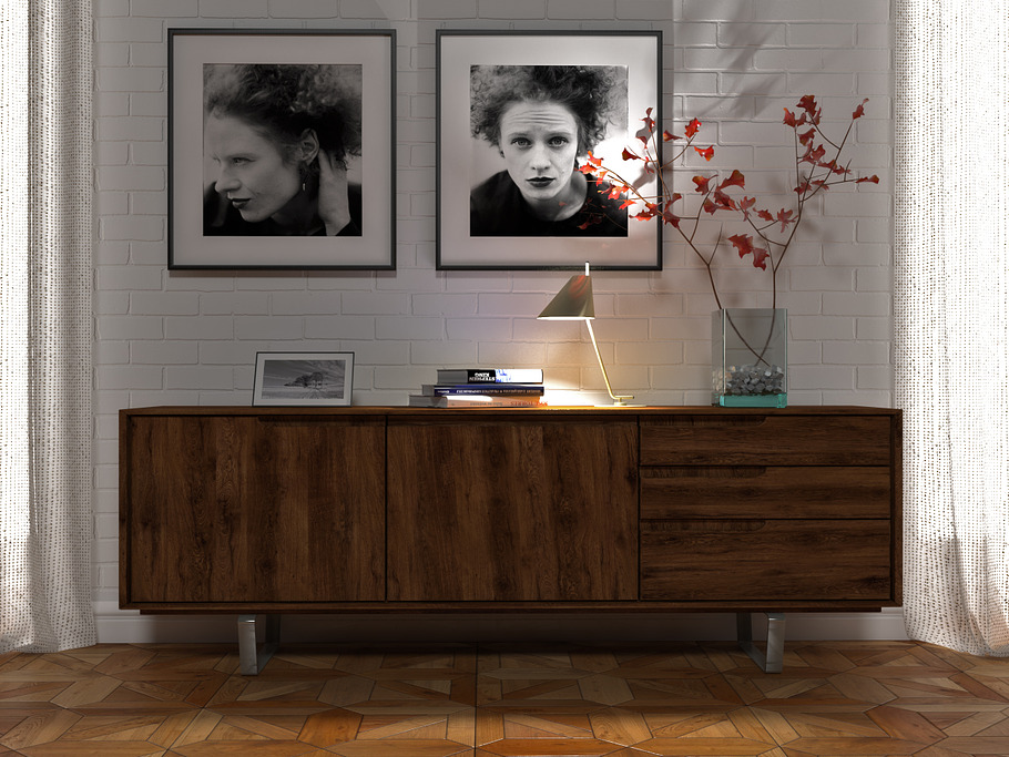 Oakk sideboard in Furniture - product preview 1