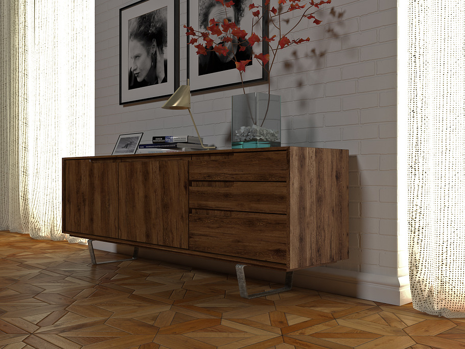 Oakk sideboard in Furniture - product preview 2