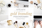 Gold Branding Stock Photo Bundle