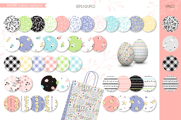 Happy Easter pattern kit in Patterns - product preview 1