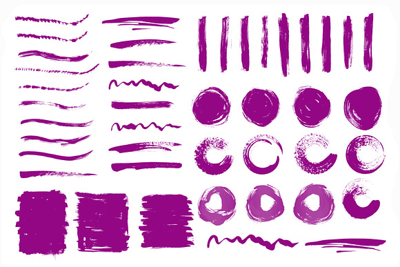 Set 93 Photoshop ink brushes in Photoshop Brushes - product preview 2