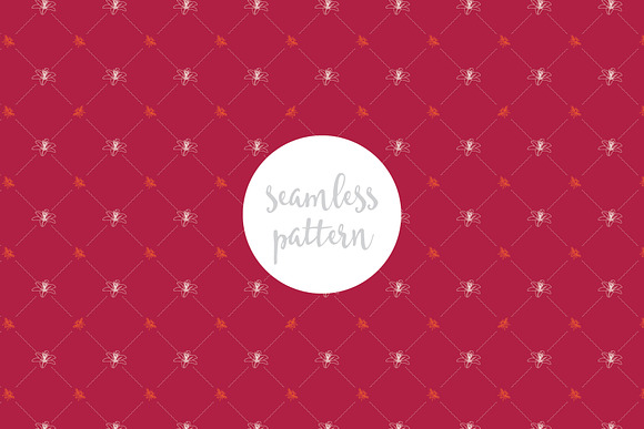 Sweet Bees Seamless Patterns in Patterns - product preview 3