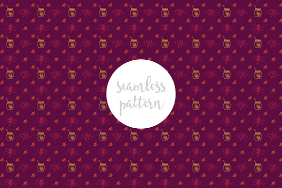 Sweet Bees Seamless Patterns in Patterns - product preview 6